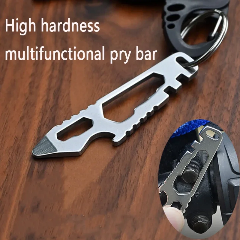 Outdoor Power Bar - เครื่องมืออเนกประสงค์พกพาแบบใหม่ มินิ ปรับได้ ใช้เป็นที่จับเหล็ก EDC ที่เปิดขวดและมีดสแตนเลส
