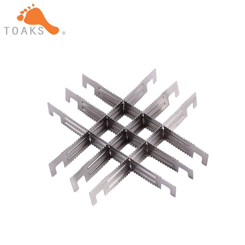 Outdoor Power Bar - 2/4/6pcs TOAKS กลางแจ้งไทเทเนียมเตาไม้ CROSS Bars &