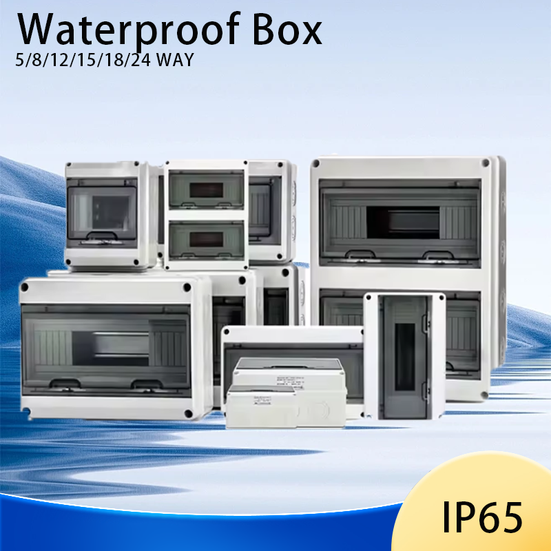 Outdoor Power Outlet Box - กล่องรวมสายไฟฟ้า HL Series กล่องต่อสายไฟ 2/5/8/12/15/18/24 ทาง