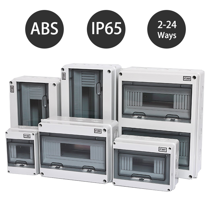 Outdoor Power Outlet Box - HT Series กล่อง 2/3/5/8/12/15/18/24WAY PC พลาสติกกลางแจ้งไฟฟ้า