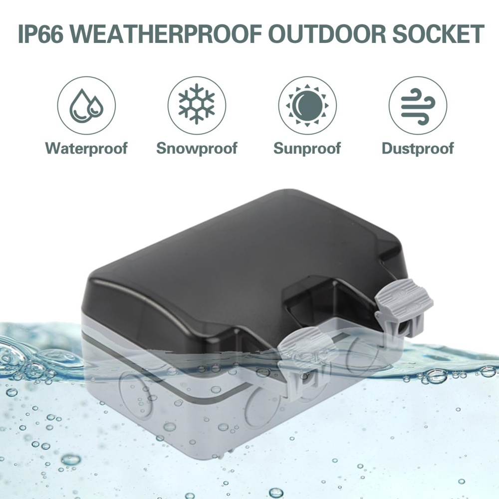 EIOMR USB กล่องซ็อกเก็ตกันน้ํา - Outdoor Usb Power Strip บทวิจารณ์และราคา