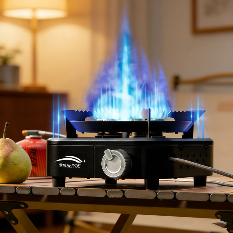 เตาแก๊สปิกนิกกันลม 6 หัวเตา ยี - Outdoor Power 'Hose' บทวิจารณ์และราคา