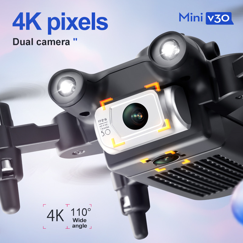 Mini V30 WiFi FPV Drone 4K HD  - Outdoor Power Box บทวิจารณ์และราคา