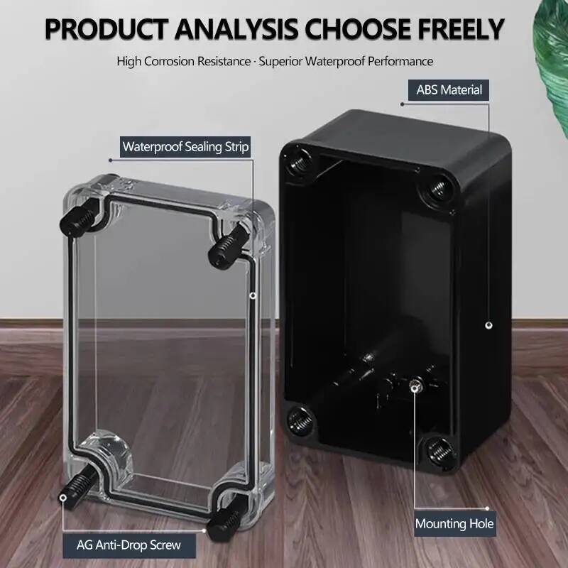 2 ชิ้นฝาครอบโปร่งใสกล่องกันน้ำ - Outdoor Power Box บทวิจารณ์และราคา