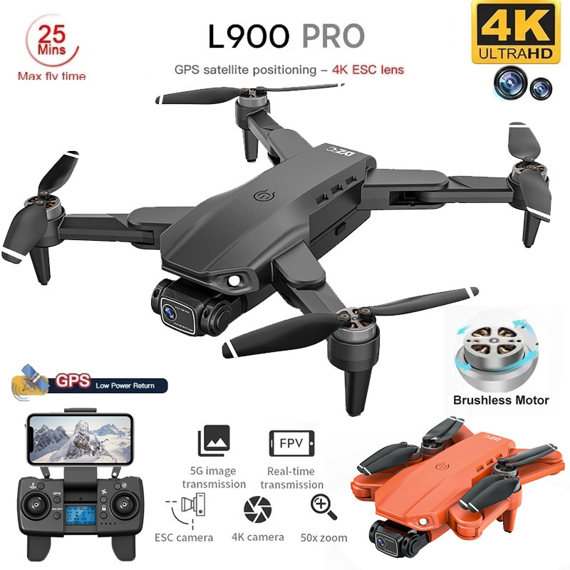 โดรน4K L900โปร GPS โดรน4K กล้อ - Outdoor Power Box บทวิจารณ์และราคา