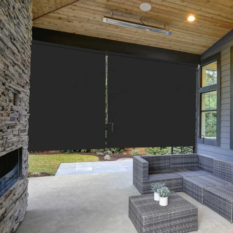 ม่านม้วนกลางแจ้งคุณภาพสูงปี 20 - Outdoor Power Blinds บทวิจารณ์และราคา