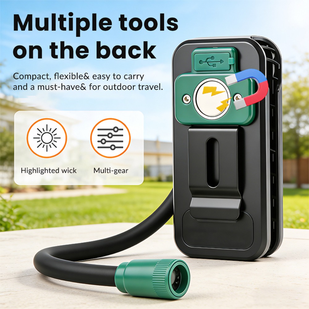 ไฟฉายแม่เหล็กแบบใหม่พร้อมคลิปห - Outdoor Power 'Hose' บทวิจารณ์และราคา
