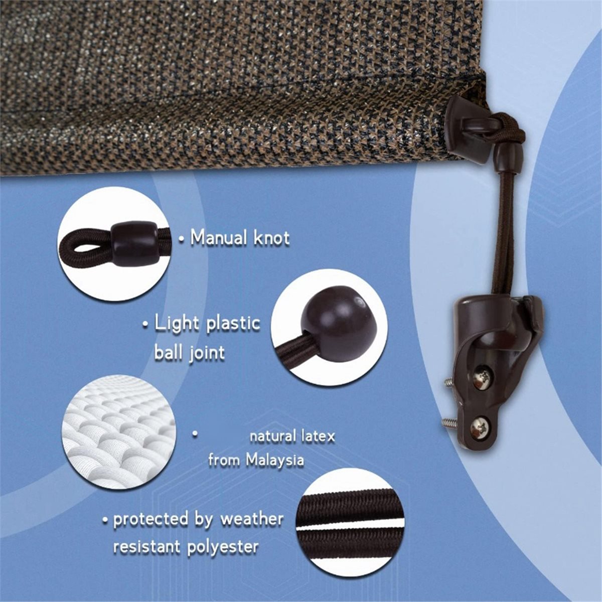 ชุดบันจี้จัมป์กันแดดและฝาครอบป - Outdoor Power Blinds บทวิจารณ์และราคา