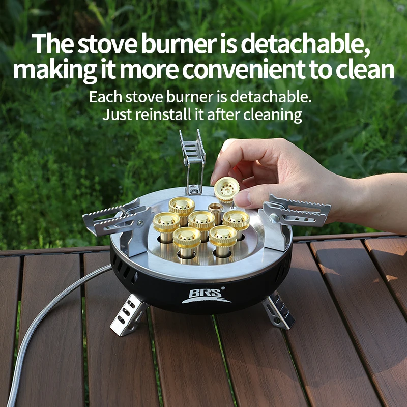BRS-207-Core เตาแก๊สแคมป์ปิ้ง  - Outdoor Power 'Hose' บทวิจารณ์และราคา