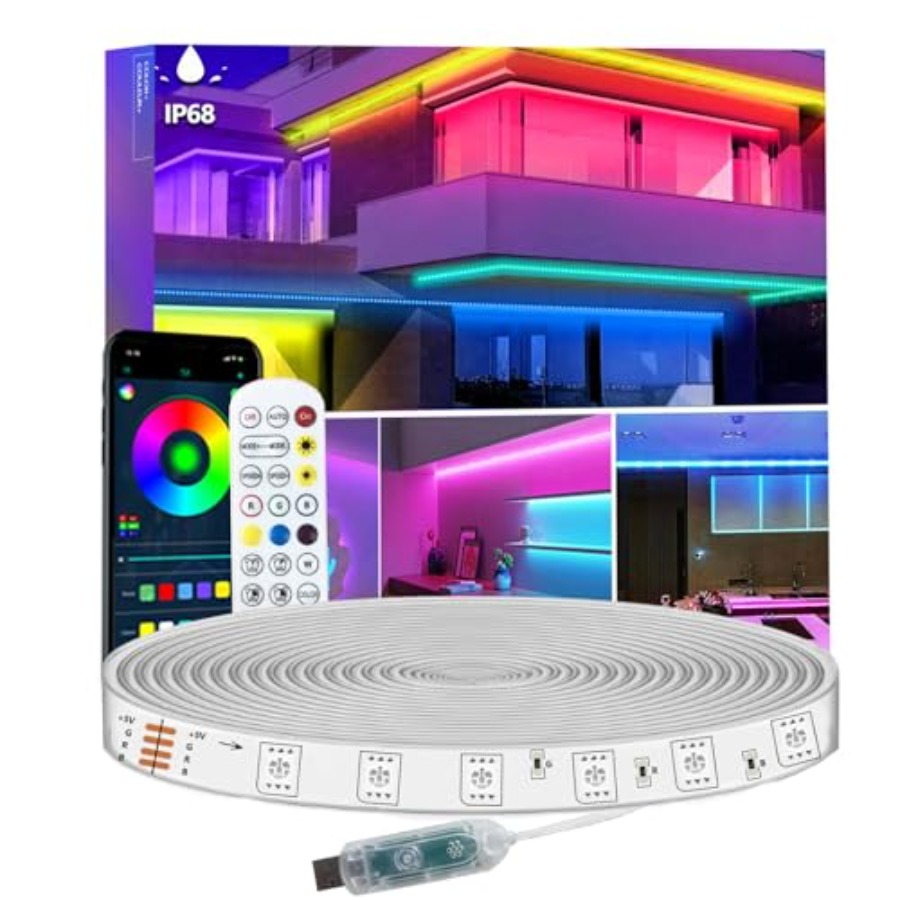 ไฟ LED แบบแถบ กันน้ำ IP68 สำหร - Outdoor Usb Power Strip บทวิจารณ์และราคา