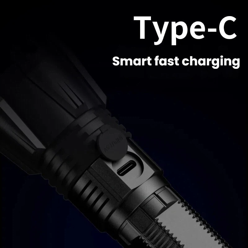 ไฟฉาย LED P90 กำลังสูง TYPE-C  - Outdoor Power Meter บทวิจารณ์และราคา