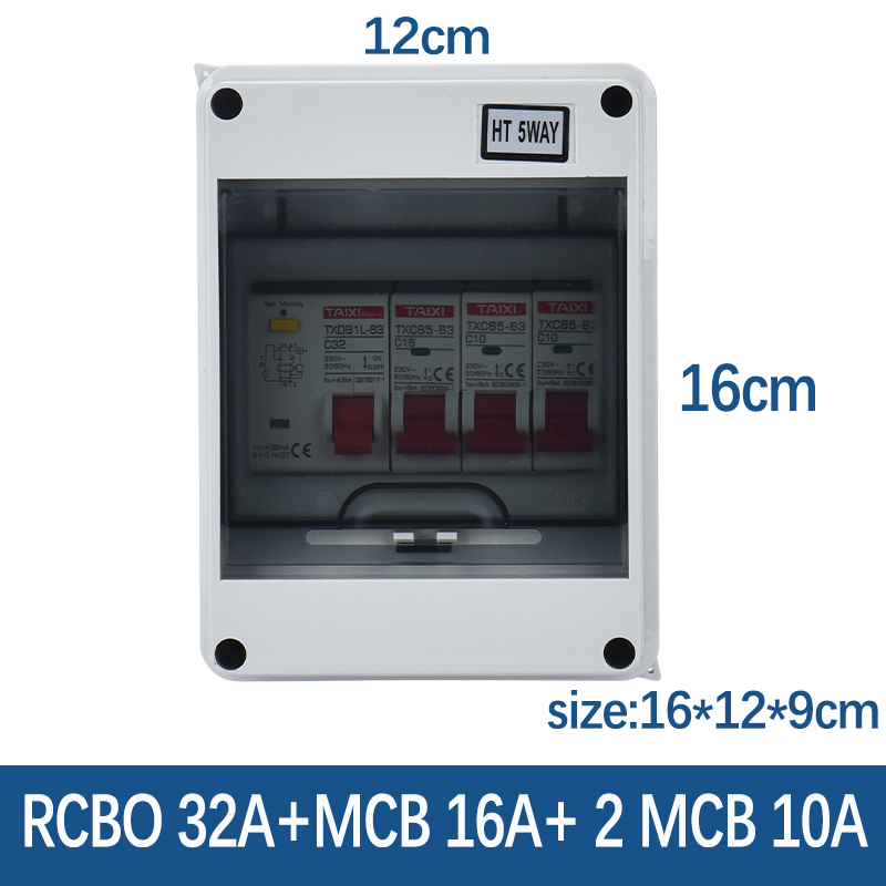 กลางแจ้งครัวเรือนสวิตช์ MCB กั - Outdoor Power Outlet Box บทวิจารณ์และราคา