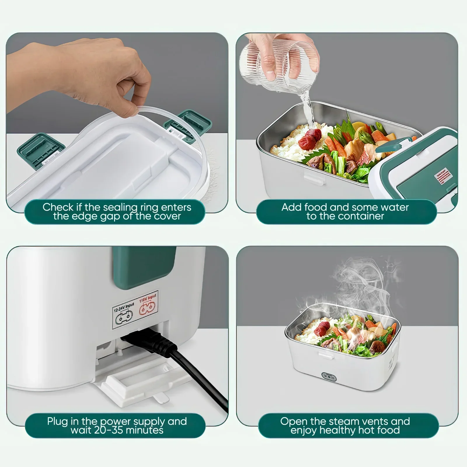 กล่องอาหารกลางวันไฟฟ้าอุ่นอาหา - Outdoor Power Box บทวิจารณ์และราคา