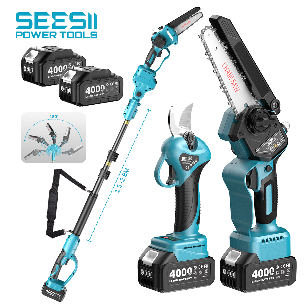 กรรไกรไฟฟ้าไร้สาย SEESII 3-in- - Electric Chainsaw Battery บทวิจารณ์และราคา