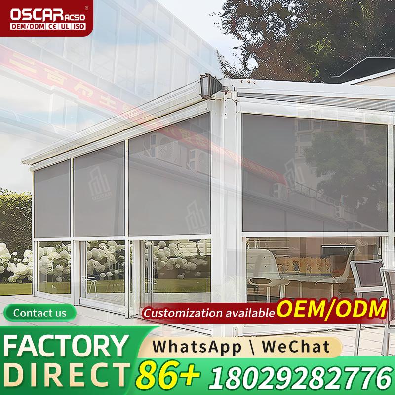 ชุดอุปกรณ์ปิดหลังคาระเบียงกลาง - Outdoor Power Blinds บทวิจารณ์และราคา