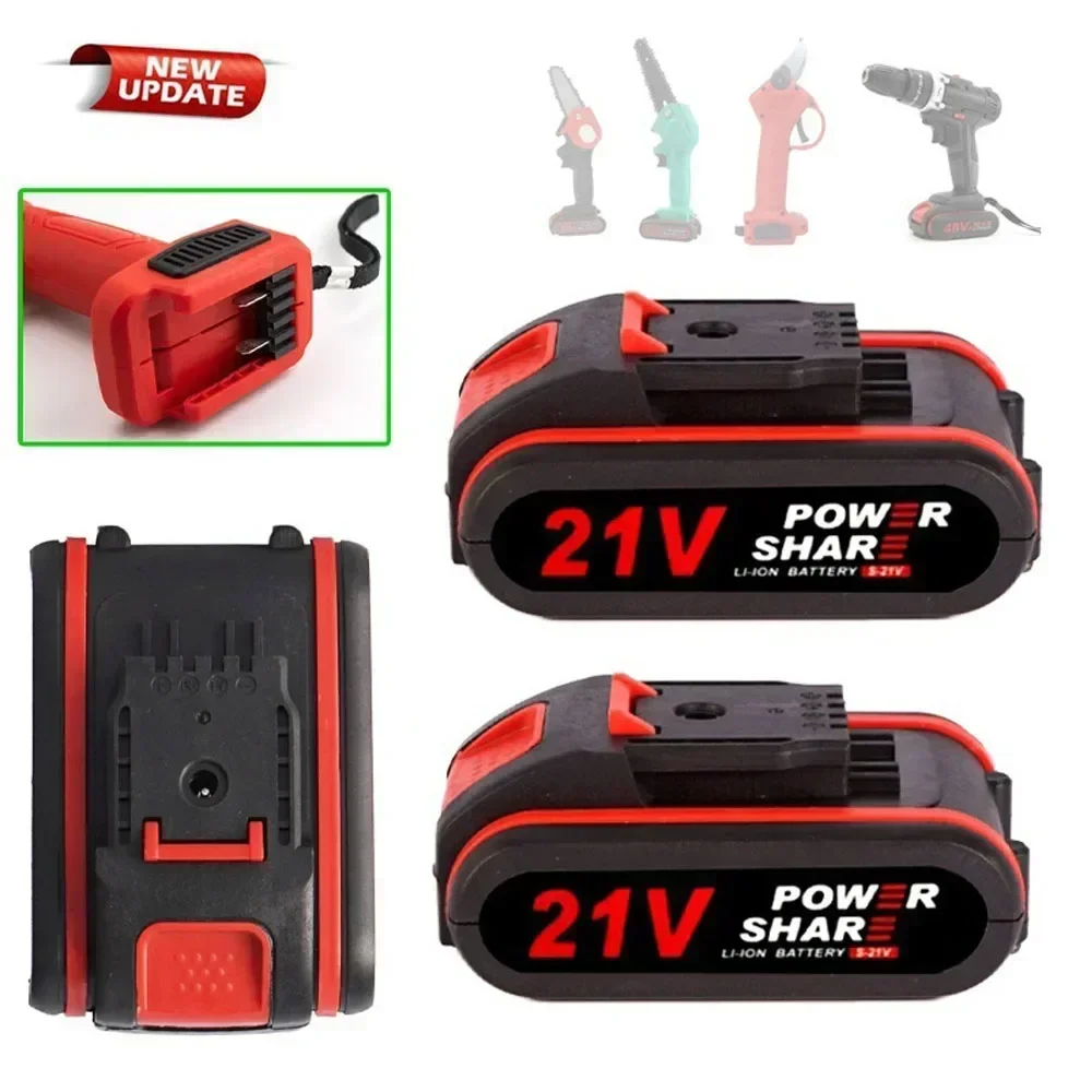 21V ความจุสูงแบตเตอรี่ลิเธียมไ - Electric Chainsaw Battery บทวิจารณ์และราคา