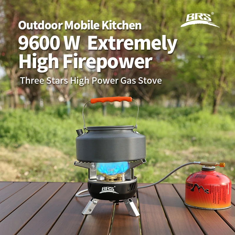 เตาแก๊สแคมป์ปิ้ง BRS 203-Core  - Outdoor Power 'Hose' บทวิจารณ์และราคา