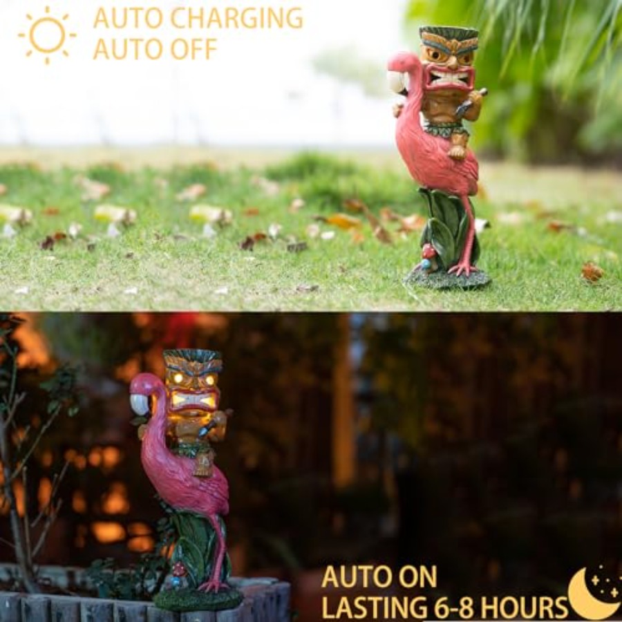 รูปปั้นติกิพลังงานแสงอาทิตย์ - - Outdoor Power Bar บทวิจารณ์และราคา