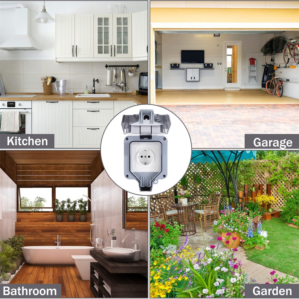 ซ็อกเก็ตสวิตช์กันน้ํากลางแจ้งต - Outdoor Usb Power Strip บทวิจารณ์และราคา