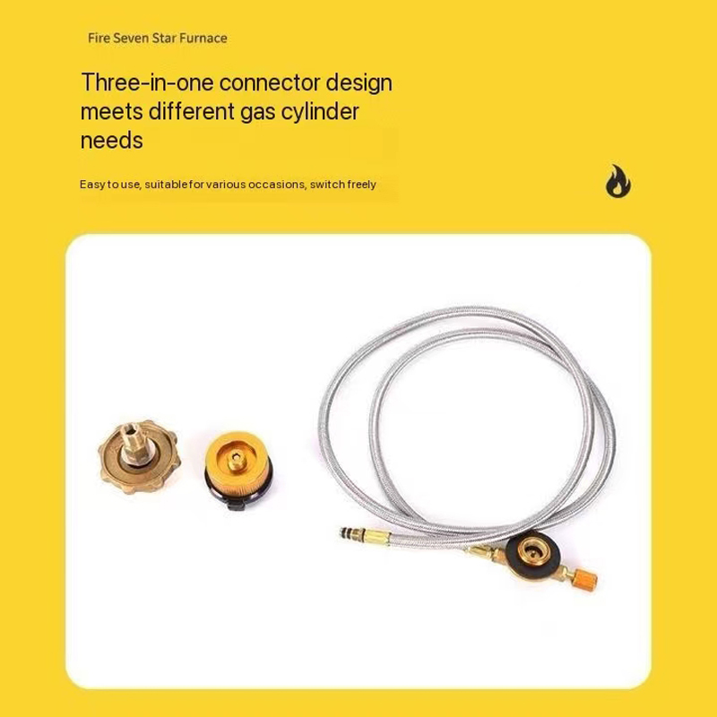 เตาแก๊สแคมป์ปิ้ง 7 หัว 21000 ว - Outdoor Power 'Hose' บทวิจารณ์และราคา