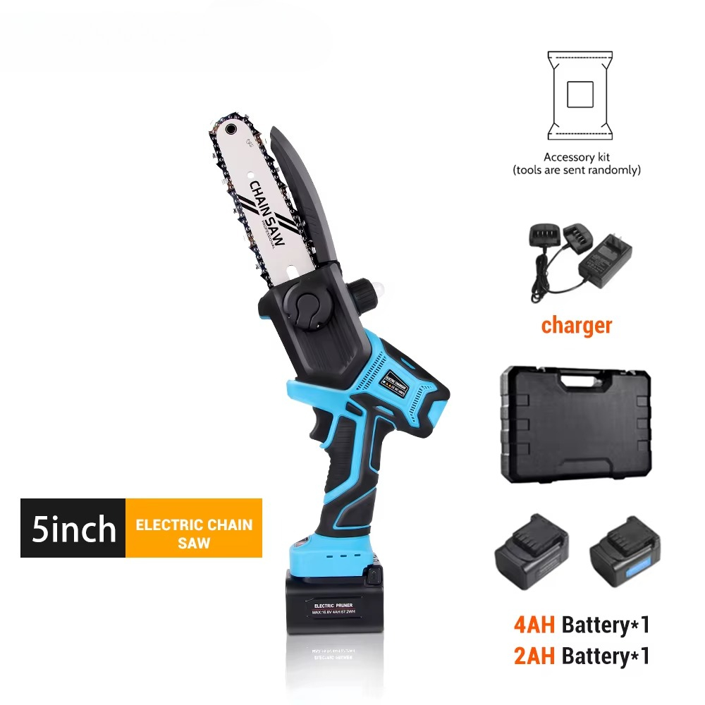 เลื่อยไฟฟ้าไร้สายแบบไร้แปรงถ่า - Electric Chainsaw Battery บทวิจารณ์และราคา