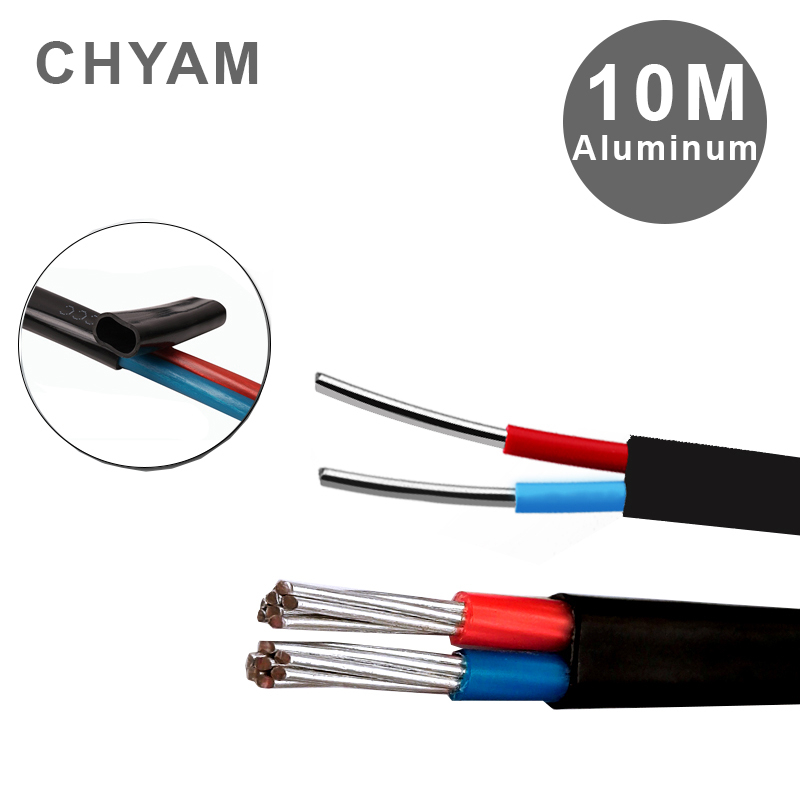 10 เมตรลวดอลูมิเนียมฝาครอบสีดํ - Outdoor Power Line Cover บทวิจารณ์และราคา