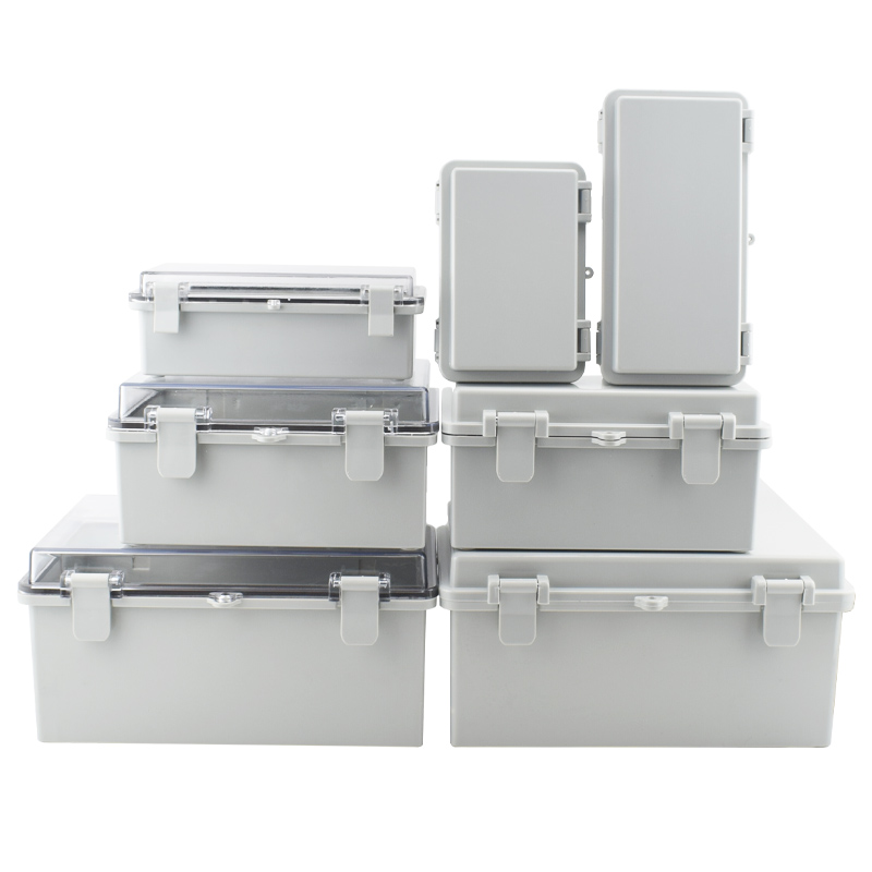 ตู้พลาสติก IP67กันน้ำพร้อมบานพ - Outdoor Power Outlet Box บทวิจารณ์และราคา